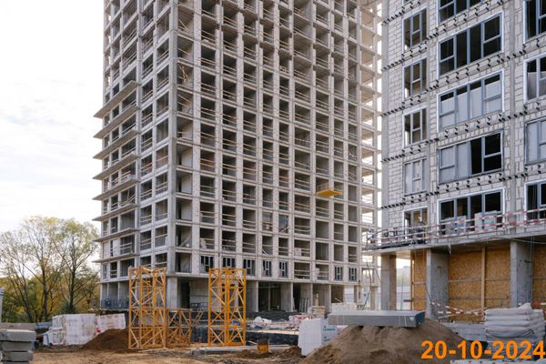 Ход строительства ЖК «Кутузовский квартал» за Октябрь 2024 г., фото №2
