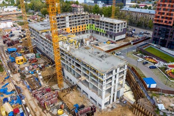Ход строительства ЖК «Волжский парк» за Сентябрь 2020 г., фото №4