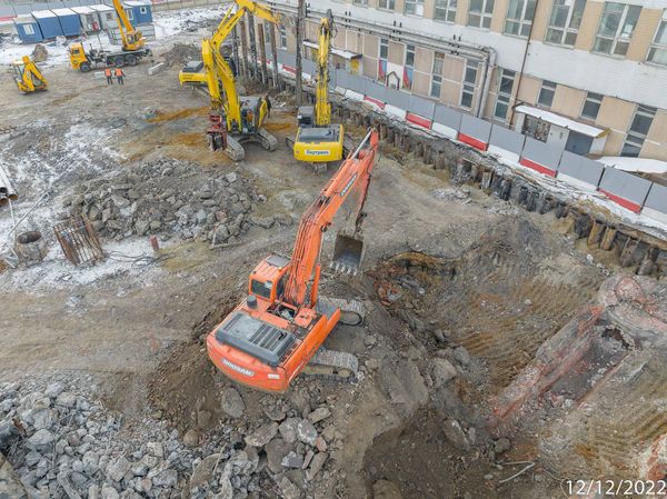 Ход строительства ЖК «Петровский парк II» за Декабрь 2022 г., фото №3