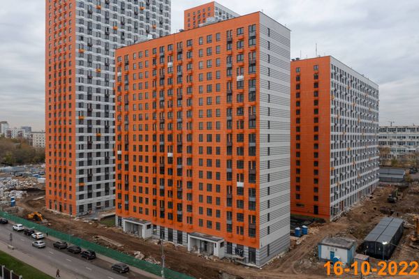 Ход строительства ЖК «Амурский парк» за Октябрь 2022 г., фото №3