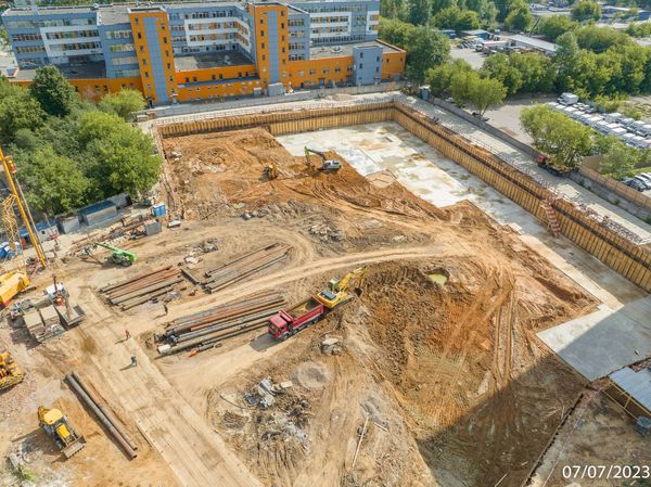 Ход строительства ЖК «Варшавские ворота» за Июль 2023 г., фото №2