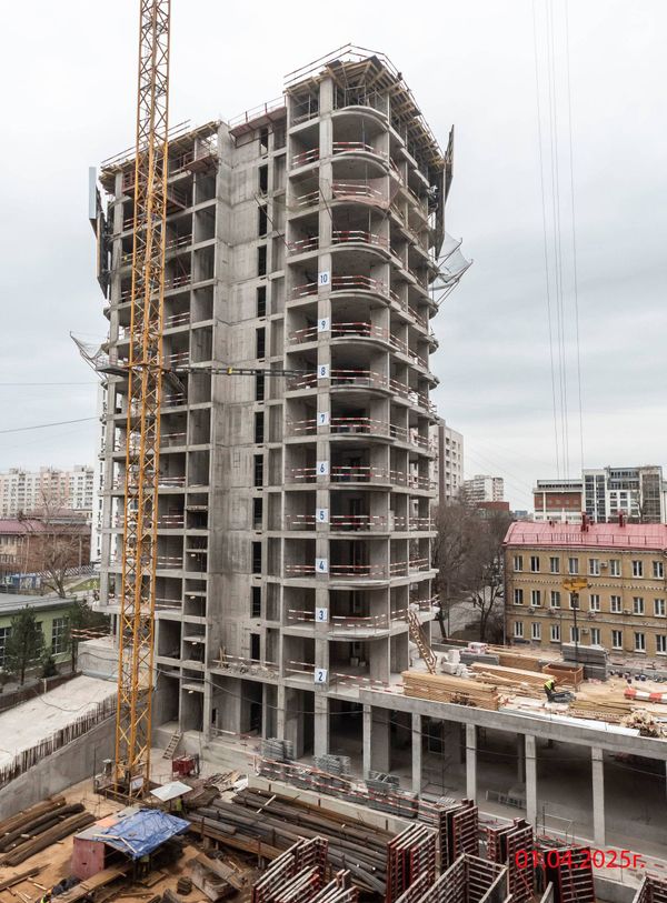 Ход строительства ЖК «Дом 56» за Апрель 2025 г., фото №3