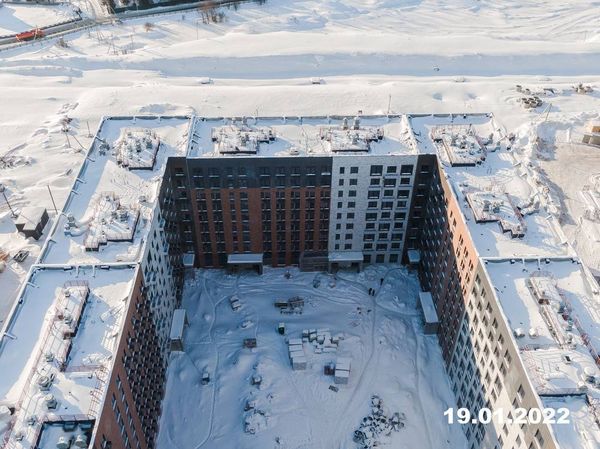 Ход строительства ЖК «Середневский лес» за Январь 2022 г., фото №2