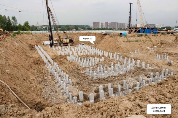 Ход строительства ЖК «Квартал Западный» за Август 2024 г., фото №2