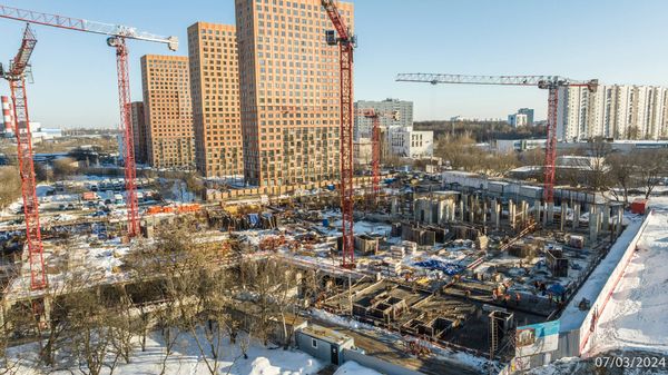 Ход строительства ЖК «Варшавские ворота» за Март 2024 г., фото №4
