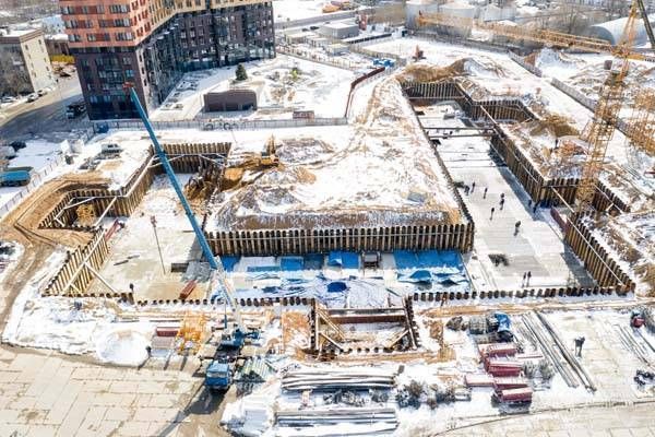 Ход строительства ЖК «Волжский парк» за Апрель 2020 г., фото №4