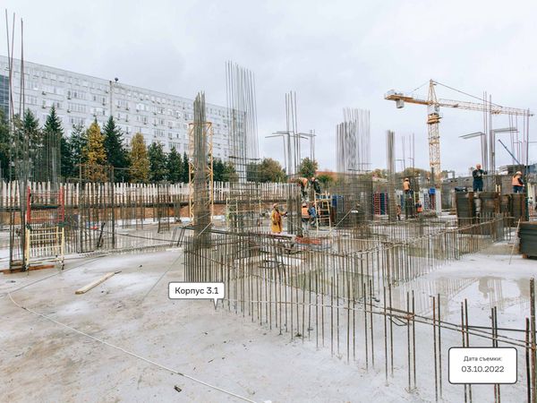 Ход строительства ЖК «Верейская 41» за Октябрь 2022 г., фото №2