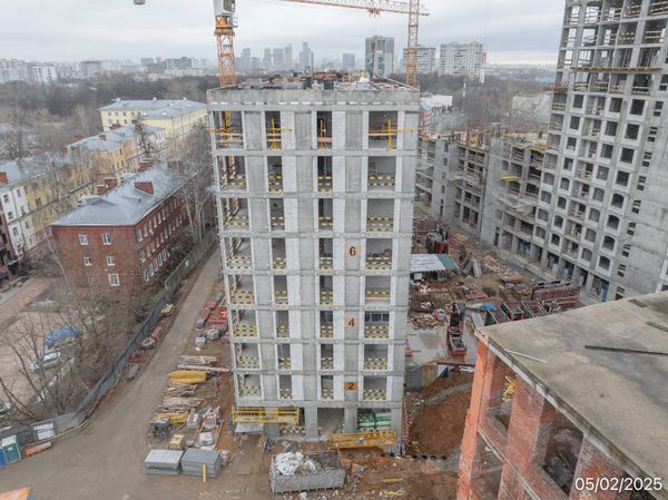 Ход строительства ЖК «Михалковский» за Февраль 2025 г., фото №2