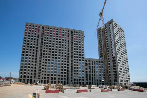 Ход строительства ЖК «Квартал Румянцево» за Июнь 2023 г., фото №4