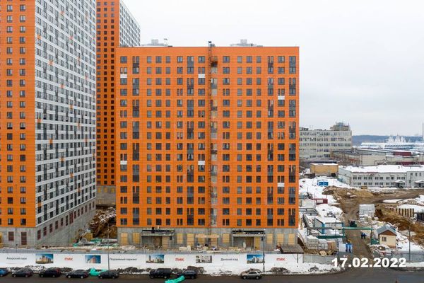 Ход строительства ЖК «Амурский парк» за Февраль 2022 г., фото №3