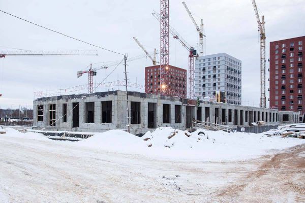 Ход строительства ЖК «Саларьево парк» за Январь 2020 г., фото №4