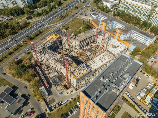 Ход строительства ЖК «Варшавские ворота» за Сентябрь 2024 г., фото №5