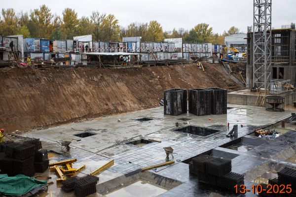 Ход строительства ЖК «Кавказский бульвар 51» за Октябрь 2025 г., фото №3