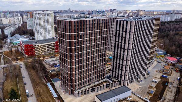 Ход строительства ЖК «Парксайд» за Март 2025 г., фото №3