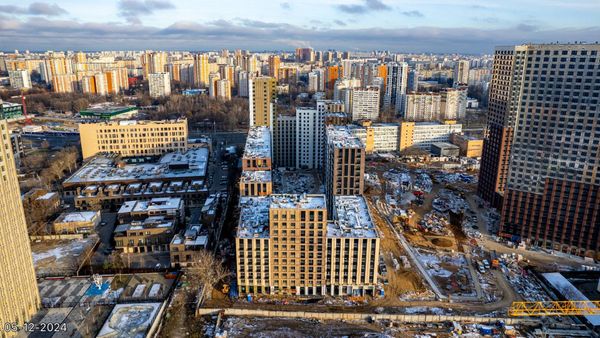 Ход строительства ЖК «Дмитровское небо» за Декабрь 2024 г., фото №2