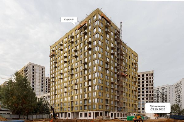 Ход строительства ЖК «Молжаниново» за Октябрь 2025 г., фото №2