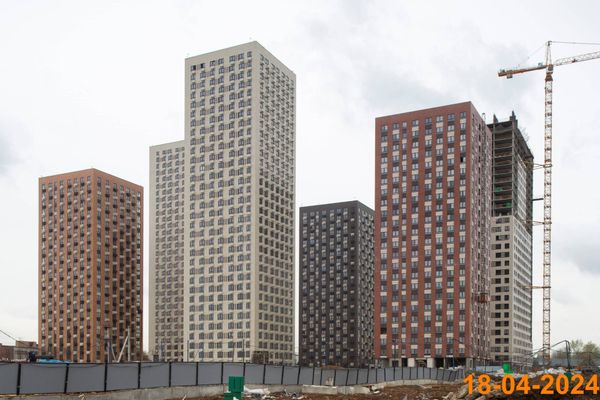 Ход строительства ЖК «Кавказский бульвар 51» за Апрель 2024 г., фото №4