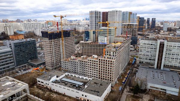 Ход строительства ЖК «Обручева 30» за Март 2025 г., фото №2
