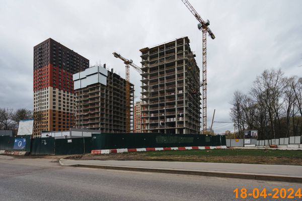 Ход строительства ЖК «Кутузовский квартал» за Апрель 2024 г., фото №4