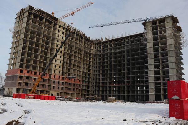 Ход строительства ЖК «Самолёт» за Январь 2021 г., фото №2