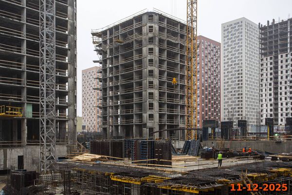 Ход строительства ЖК «Кавказский бульвар 51» за Декабрь 2025 г., фото №4