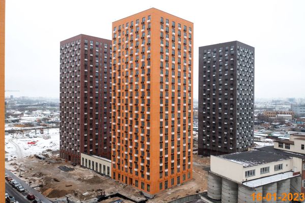 Ход строительства ЖК «Волжский парк» за Январь 2023 г., фото №2