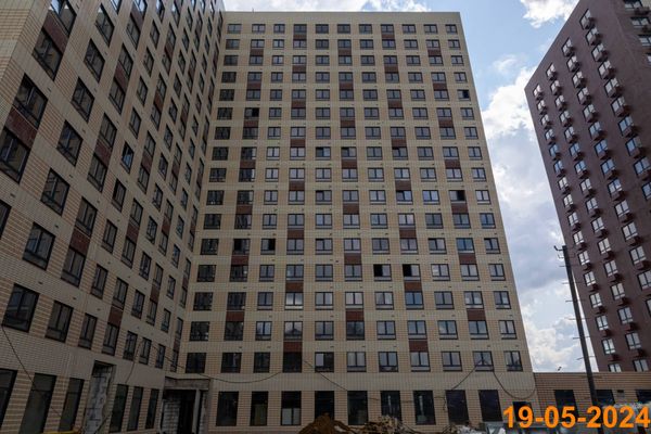 Ход строительства ЖК «Юнино» за Май 2024 г., фото №3