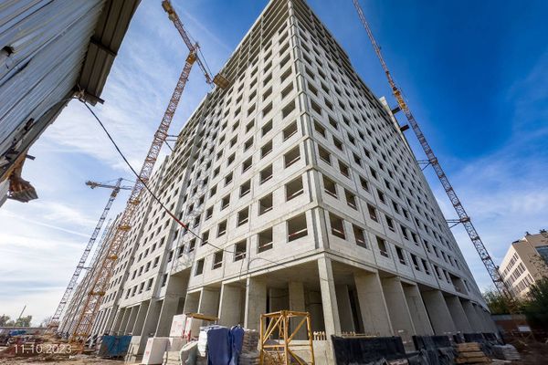 Ход строительства ЖК «Дмитровское небо» за Октябрь 2023 г., фото №3