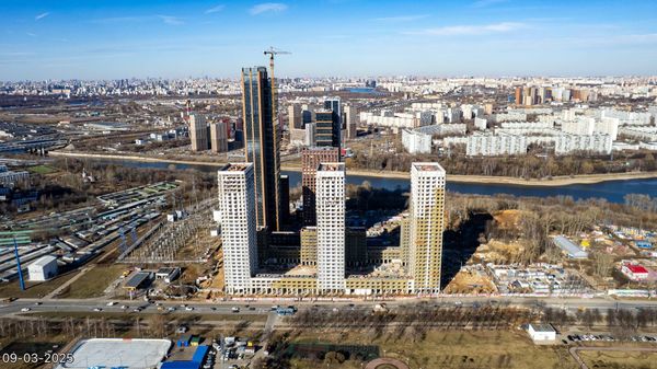 Ход строительства ЖК «Вейв» за Март 2025 г., фото №4