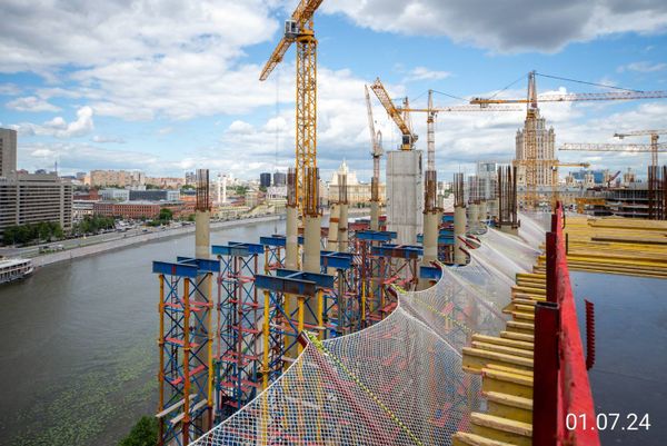 Ход строительства ЖК «Бадаевский» за Июль 2024 г., фото №5