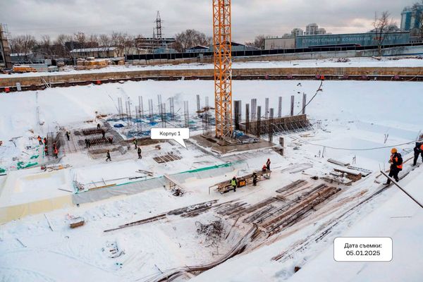 Ход строительства ЖК «НОВА» за Январь 2025 г., фото №2