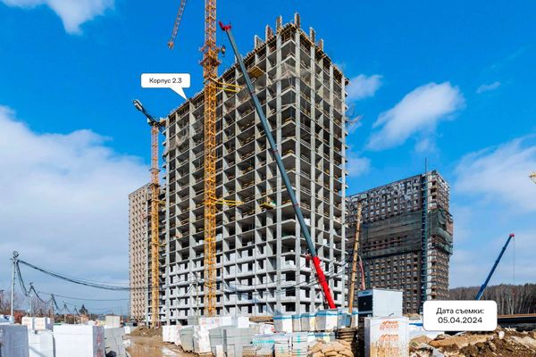 Ход строительства ЖК «Тропарево Парк» за Апрель 2024 г., фото №4