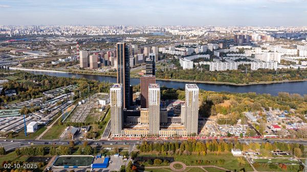 Ход строительства ЖК «Вейв» за Октябрь 2025 г., фото №4