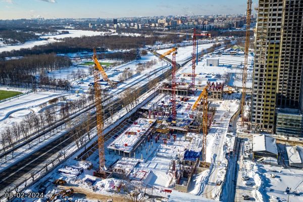 Ход строительства ЖК «Вейв» за Февраль 2024 г., фото №4