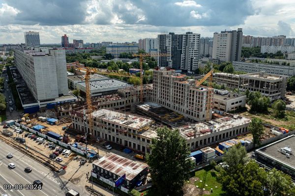 Ход строительства ЖК «Обручева 30» за Август 2024 г., фото №4