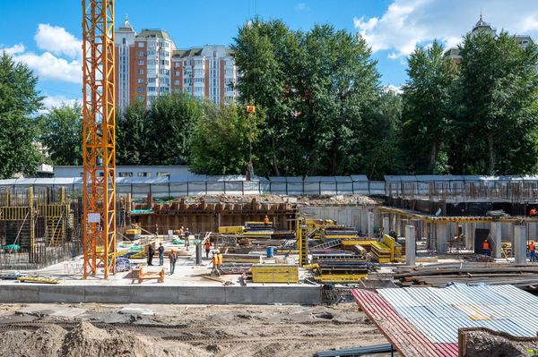 Ход строительства ЖК «Левел Бауманская» за Август 2023 г., фото №2