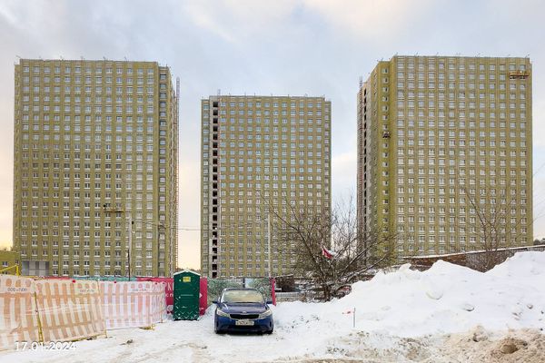 Ход строительства ЖК «Парксайд» за Январь 2024 г., фото №3
