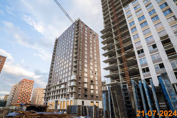 Ход строительства ЖК «Большая Академическая 85» за Июль 2024 г., фото №5