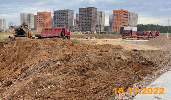 Ход строительства ЖК «Саларьево парк» за Ноябрь 2022 г., фото №4