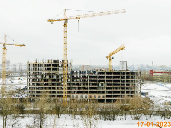 Ход строительства ЖК «Алтуфьевское 53» за Январь 2023 г., фото №3