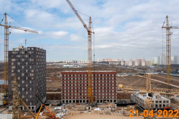 Ход строительства ЖК «Никольские луга» за Апрель 2022 г., фото №3
