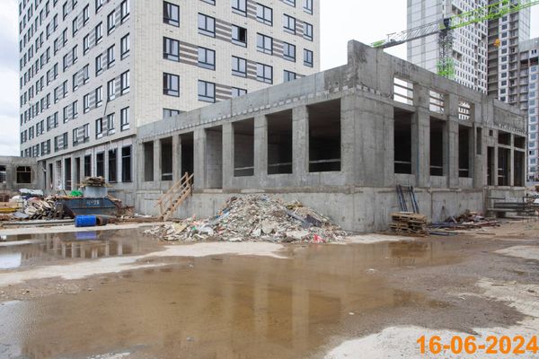 Ход строительства ЖК «Кавказский бульвар 51» за Июнь 2024 г., фото №4