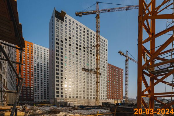 Ход строительства ЖК «Кольская 8» за Март 2024 г., фото №3