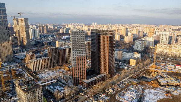 Ход строительства ЖК «Дмитровское небо» за Февраль 2025 г., фото №3