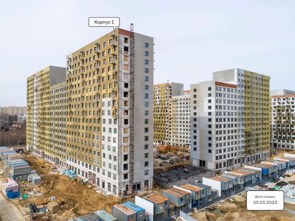Ход строительства ЖК «Молжаниново» за Май 2023 г., фото №5
