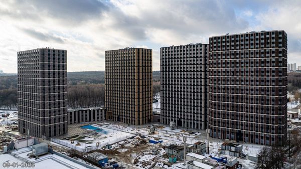 Ход строительства ЖК «Парксайд» за Январь 2025 г., фото №4