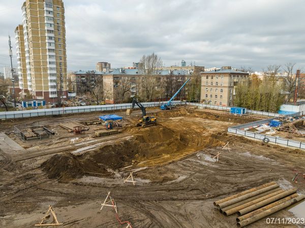 Ход строительства ЖК «Семеновский парк 2» за Ноябрь 2023 г., фото №3
