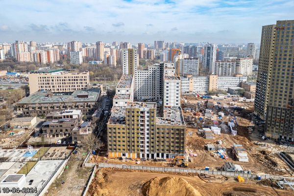 Ход строительства ЖК «Дмитровское небо» за Апрель 2024 г., фото №3