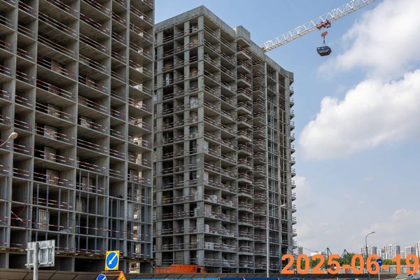 Ход строительства ЖК «Москворечье» за Июнь 2025 г., фото №3