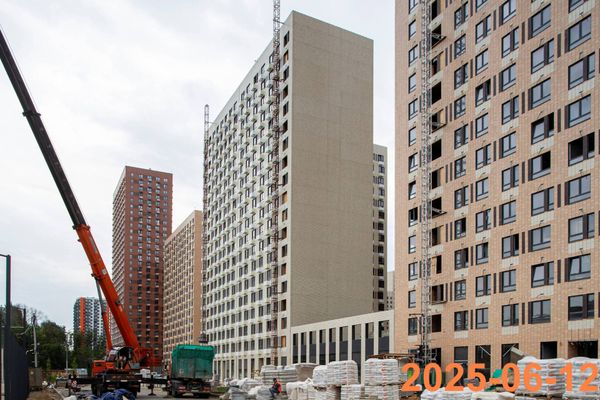 Ход строительства ЖК «Митинский лес» за Июнь 2025 г., фото №4